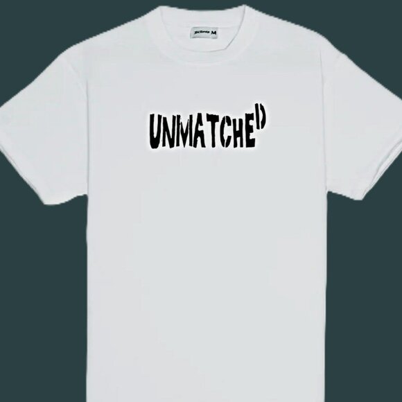 Designer Raw Edge Graphic / Logo Tee Shirt Size Small NEW - Picture 8 of 9